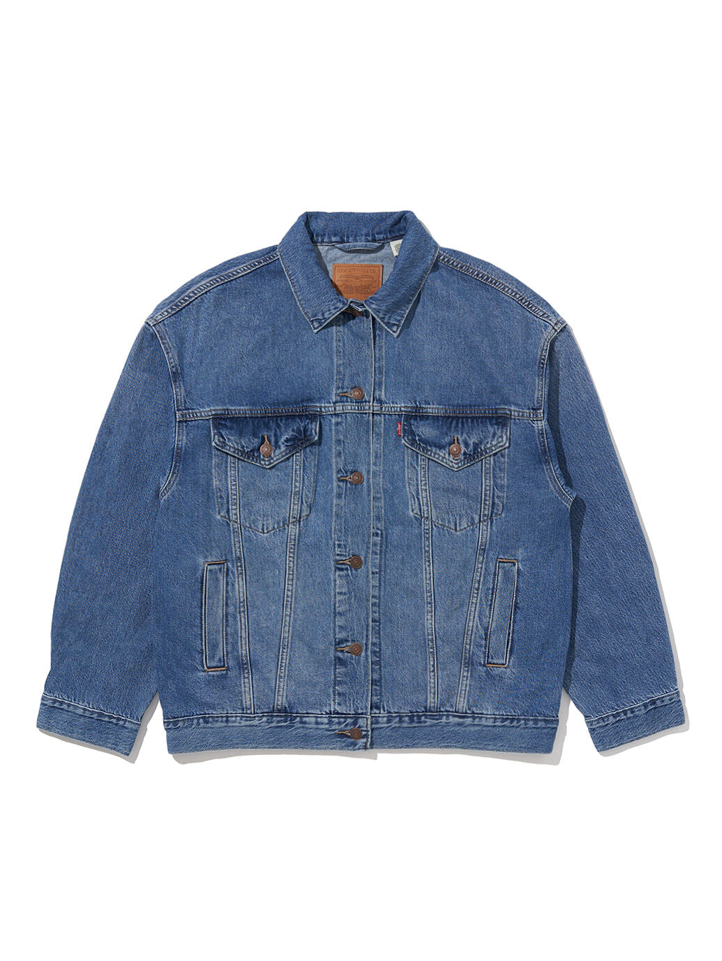 XL WOMEN'Sトラッカージャケット ミディアムインディゴ WORN IN 