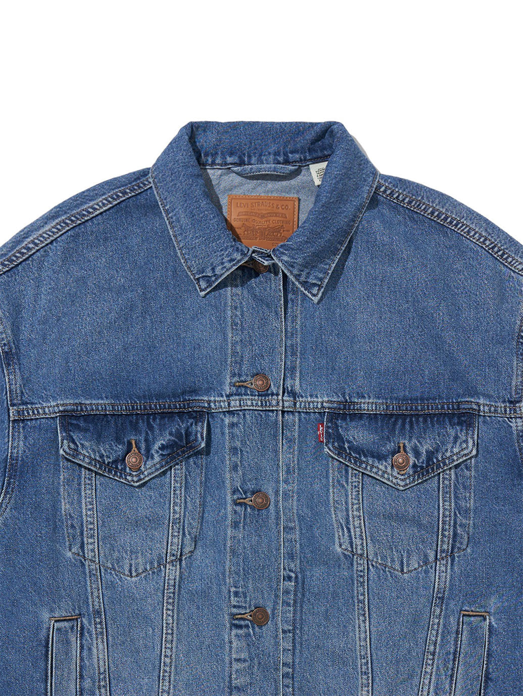 XL WOMEN'Sトラッカージャケット ミディアムインディゴ WORN IN 