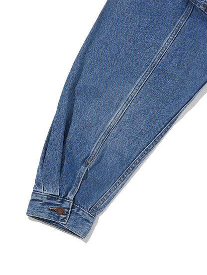 XL WOMEN'Sトラッカージャケット ミディアムインディゴ WORN IN 