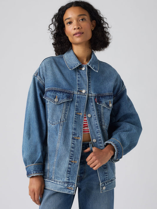 XL WOMEN'S トラッカージャケット ミディアムインディゴ