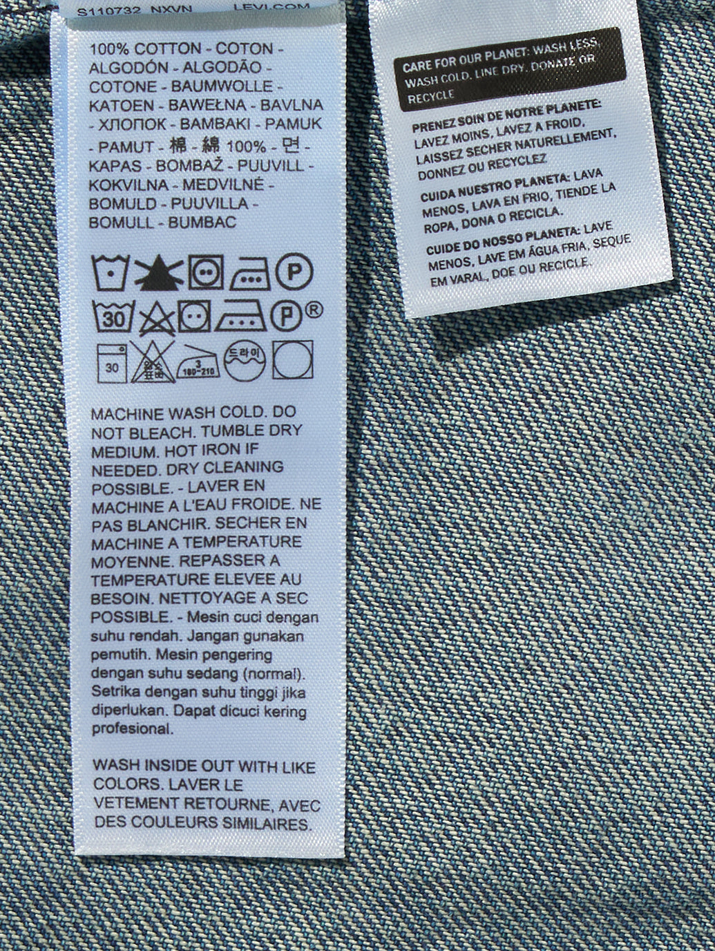 XL WOMEN'S トラッカージャケット ミディアムインディゴ