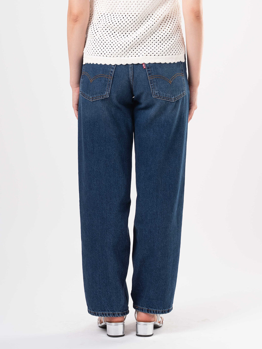 BAGGY DAD ジーンズ ミディアムインディゴ