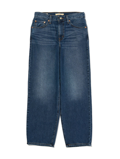 BAGGY DAD ジーンズ ミディアムインディゴ