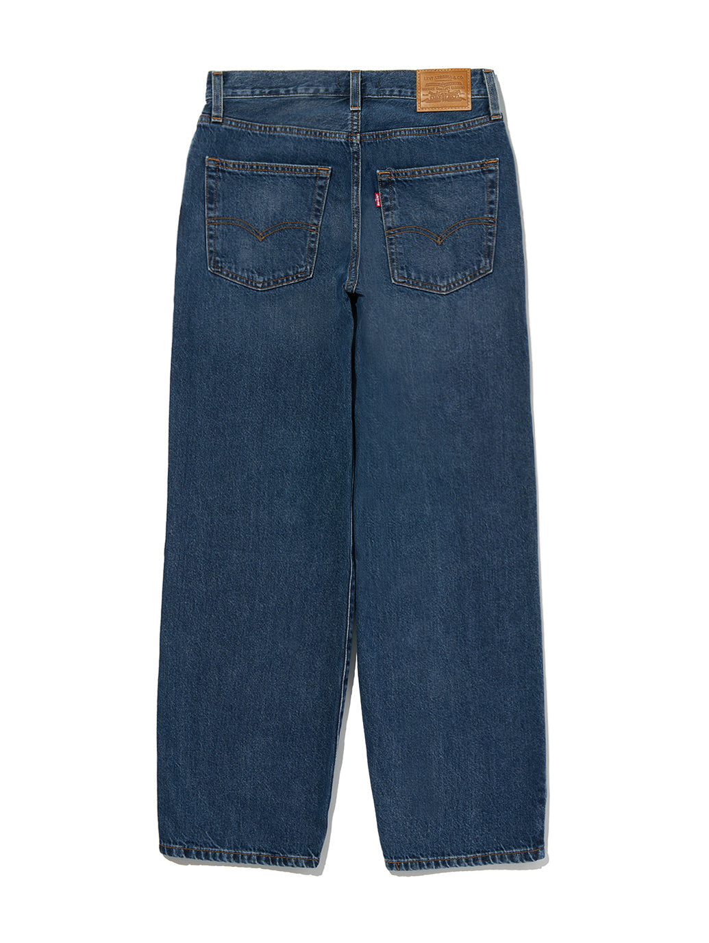 BAGGY DAD ジーンズ ミディアムインディゴ