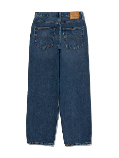 BAGGY DAD ジーンズ ミディアムインディゴ
