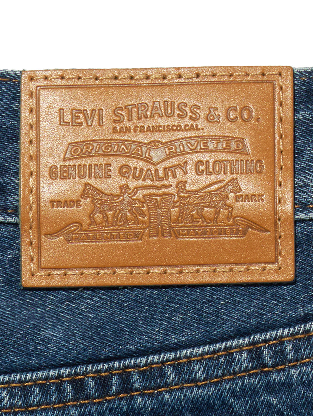 BAGGY DAD ジーンズ ミディアムインディゴ