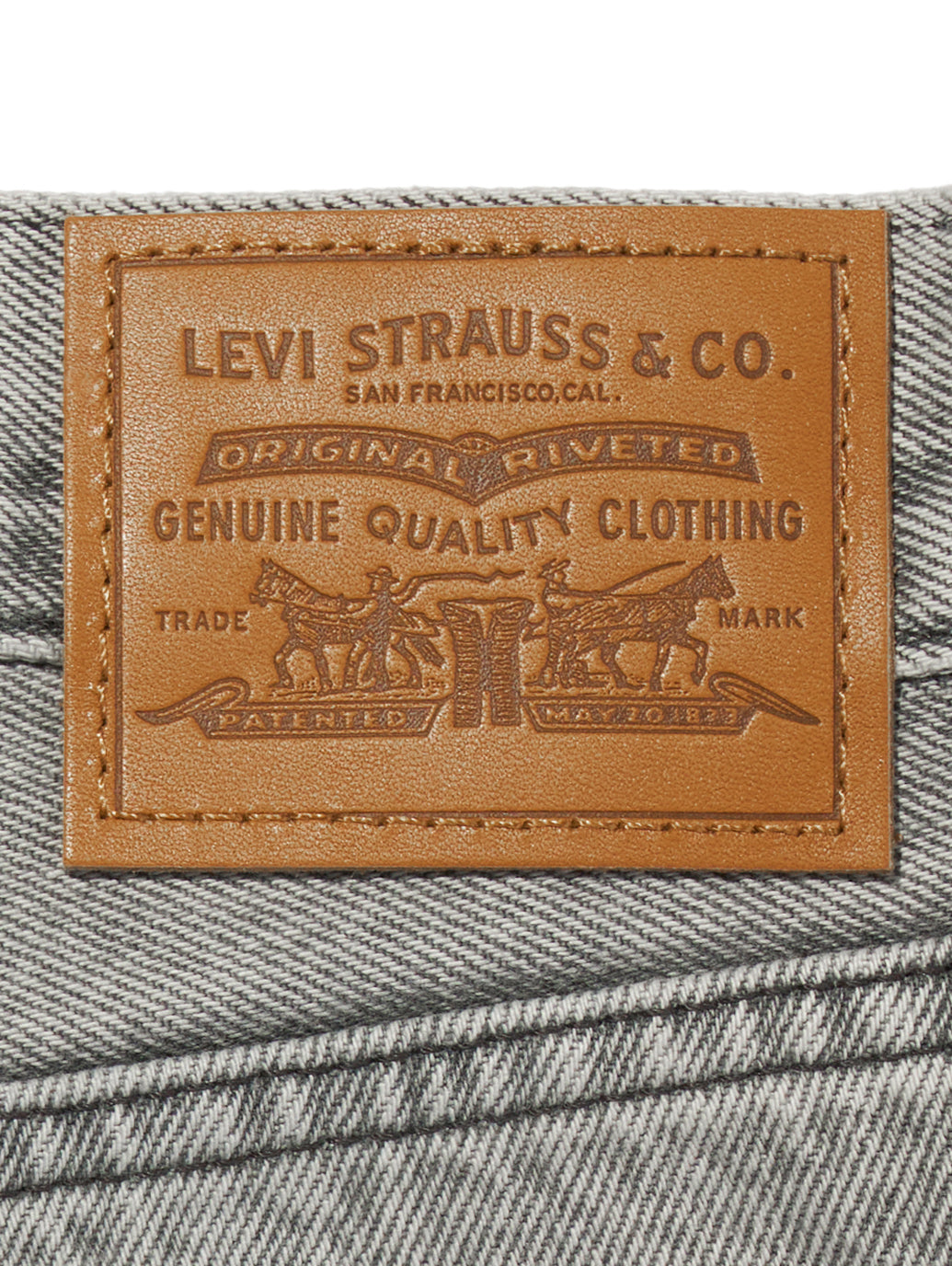 BAGGY DAD ジーンズ グレー