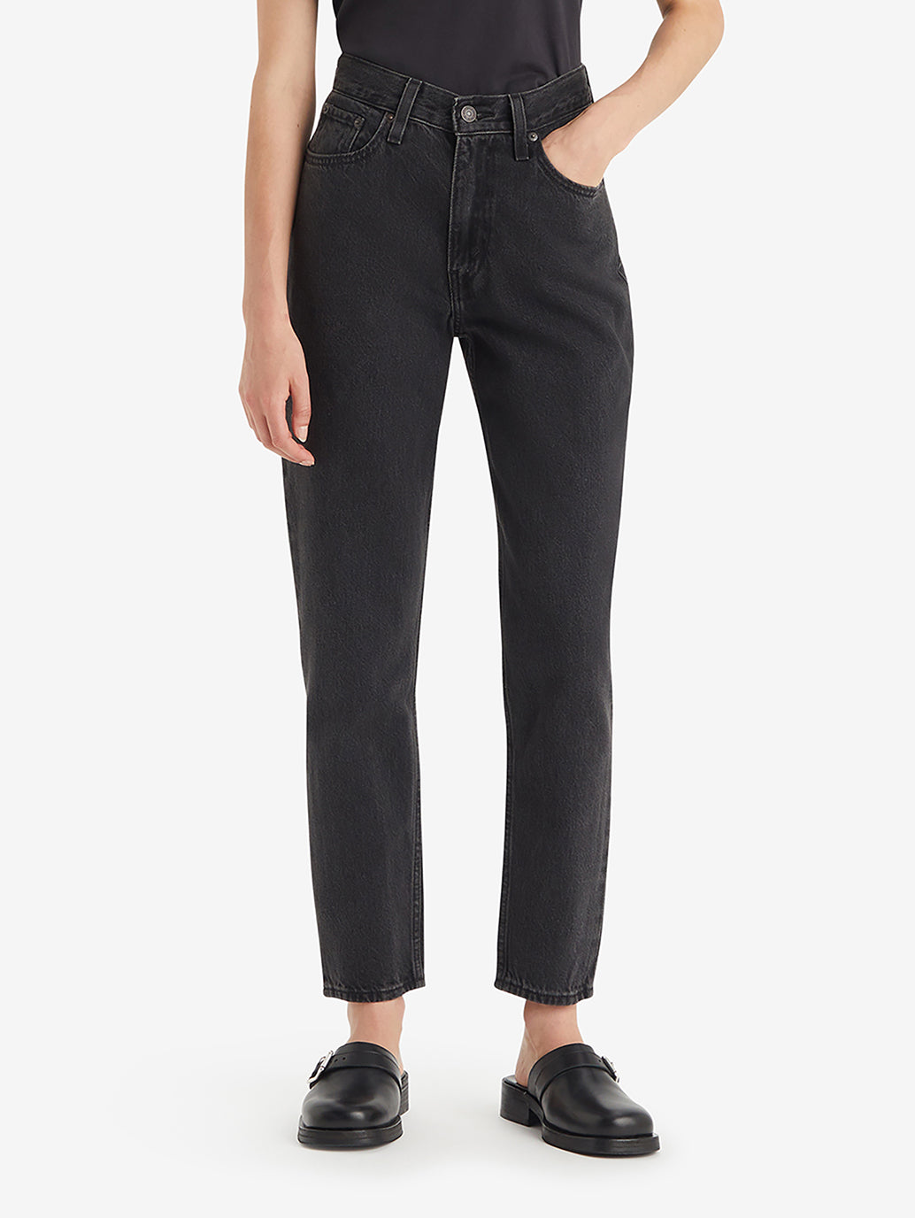 80S マムジーンズ ブラック