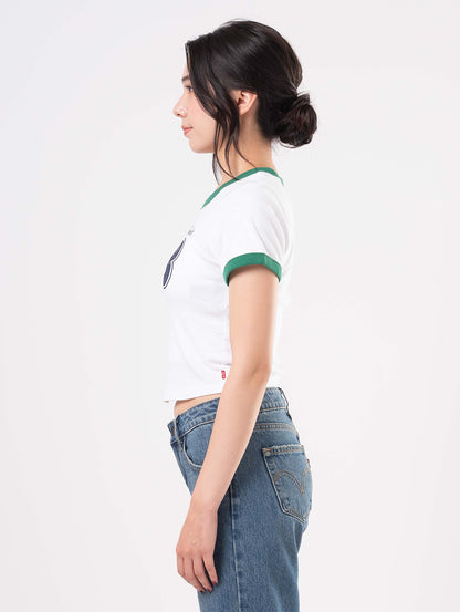 グラフィック ミニ リンガーTシャツ