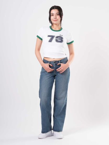 グラフィック ミニ リンガーTシャツ