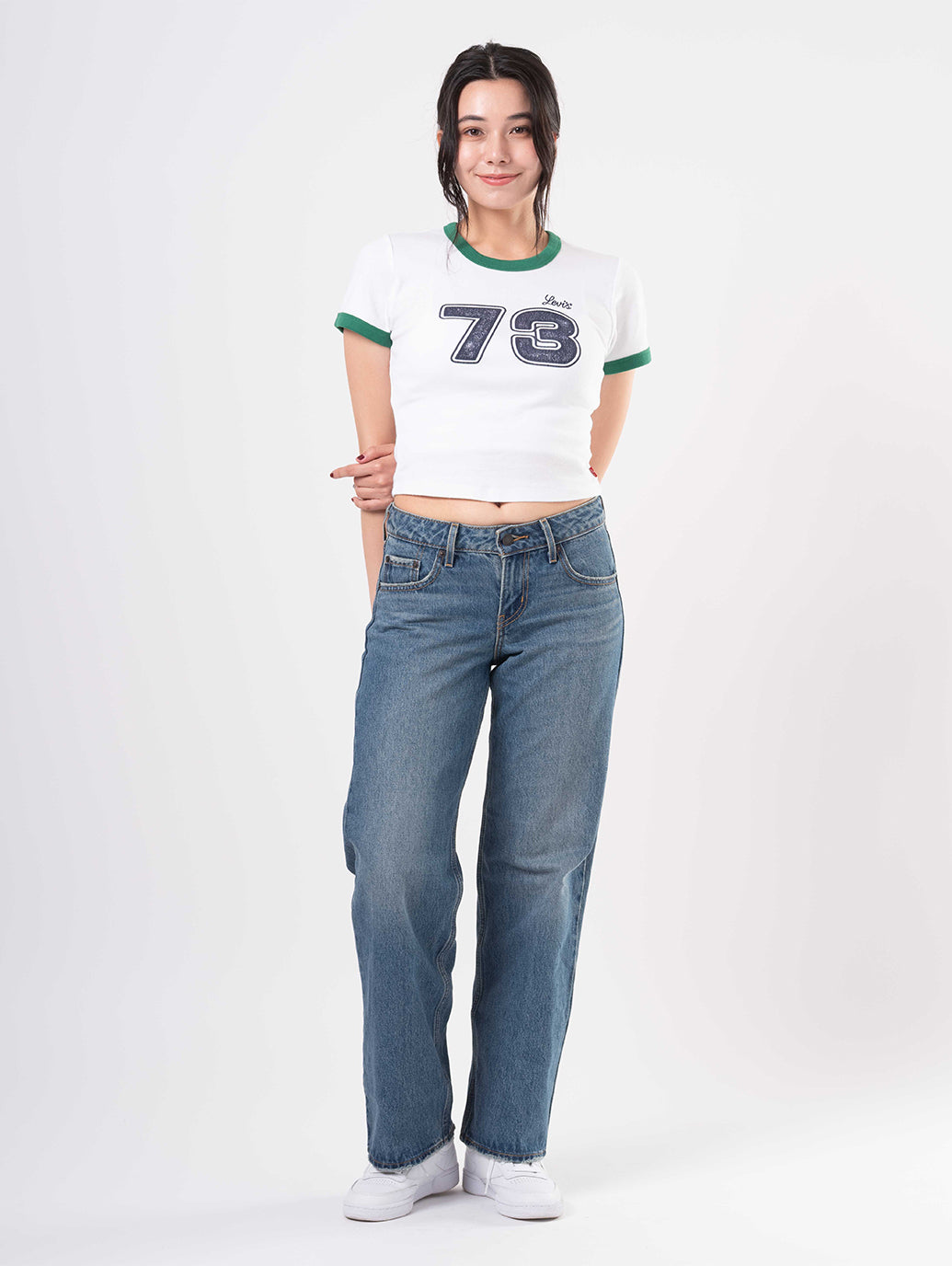 グラフィック ミニ リンガーTシャツ