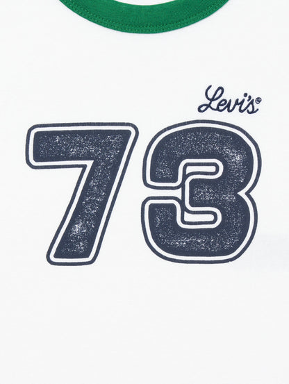 グラフィック ミニ リンガーTシャツ