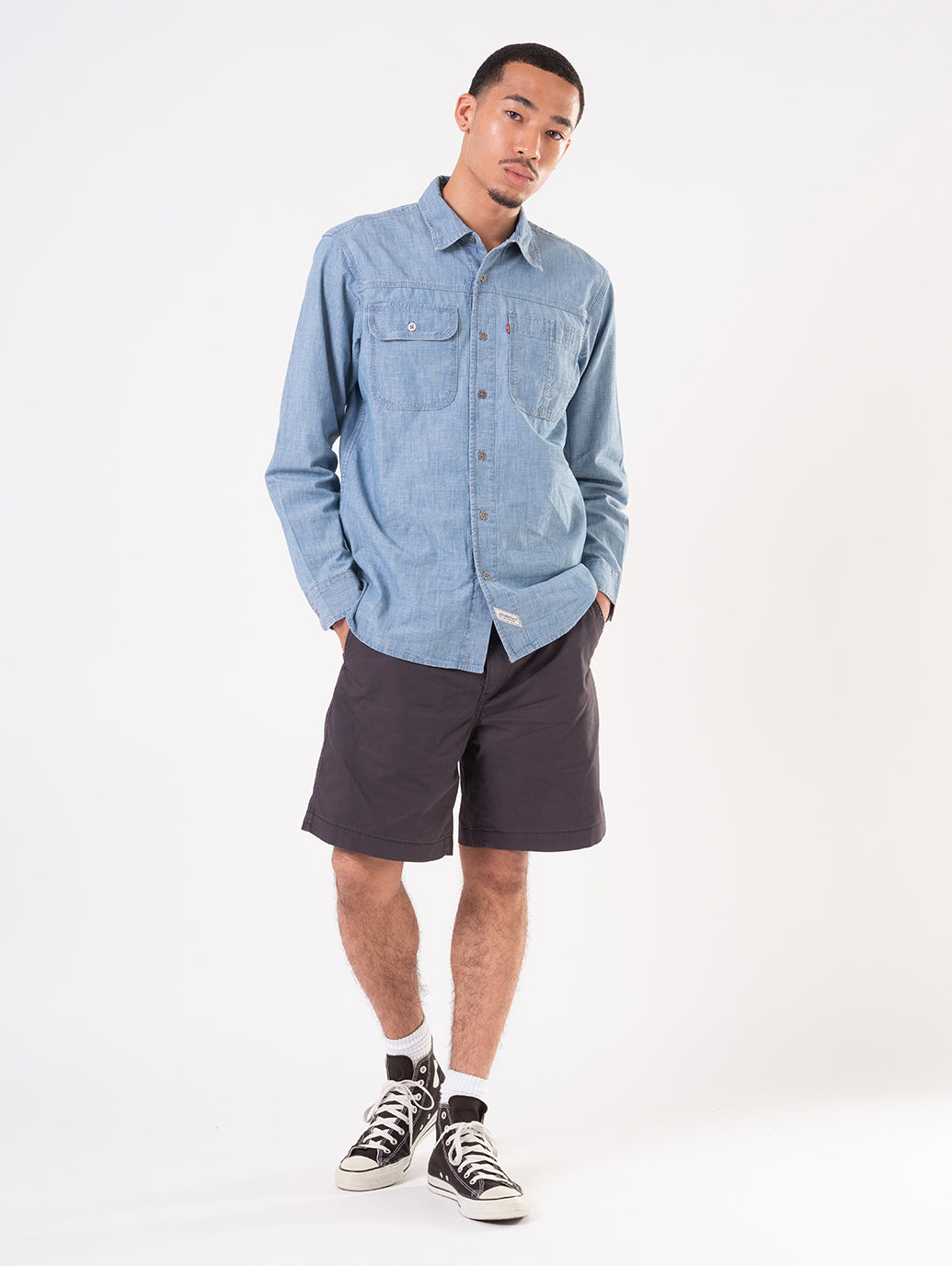 XX CHINO オーセンティック ショートパンツ ブラック