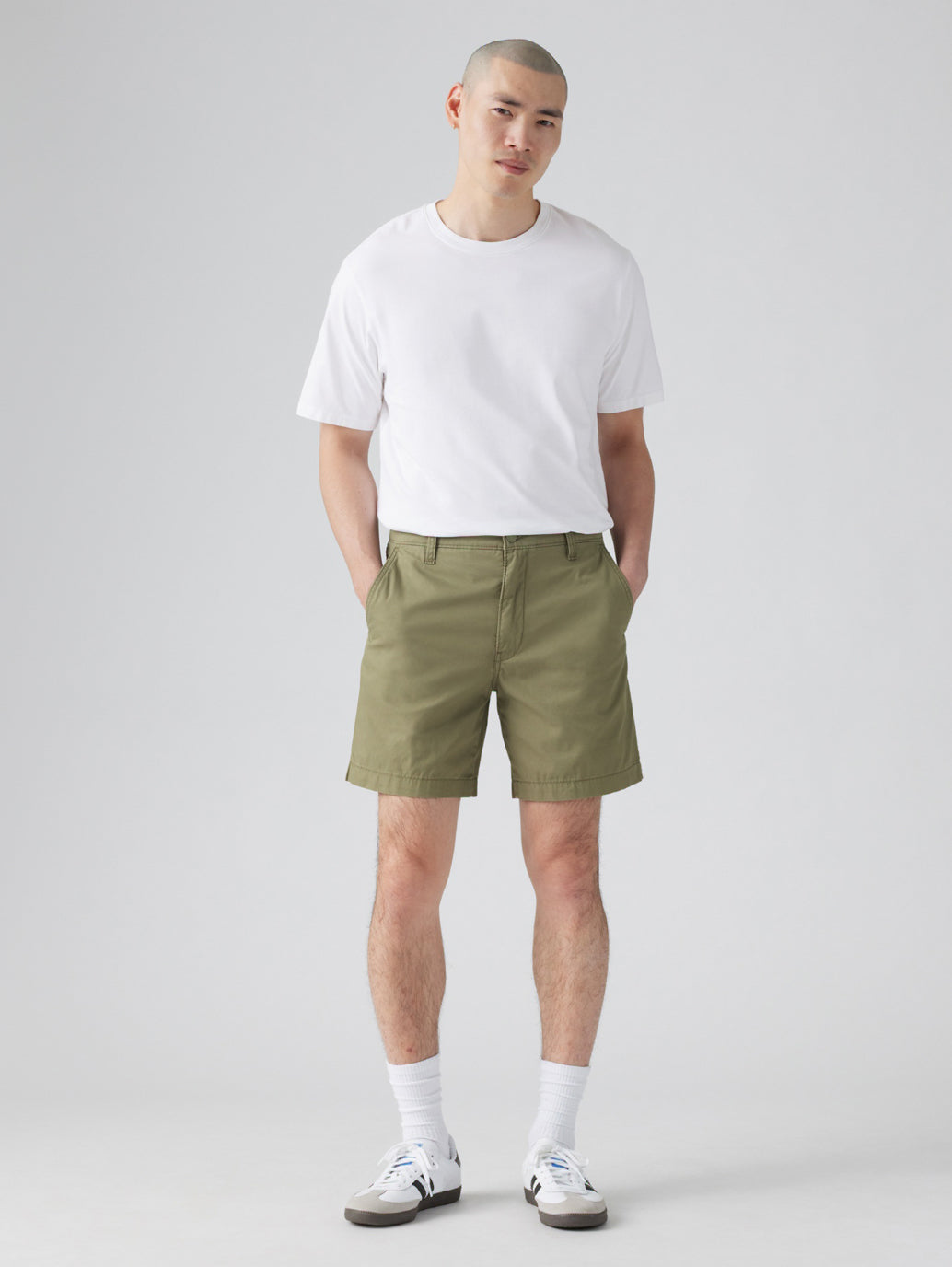 XX CHINO オーセンティック ショートパンツ カーキ 