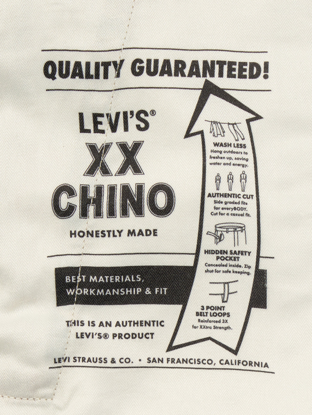 XX CHINO オーセンティック ショートパンツ ブラウン