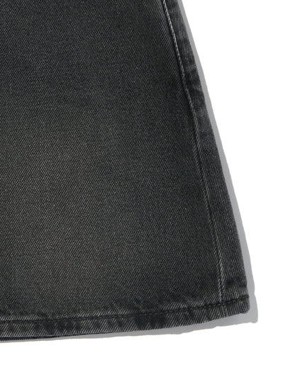 ICON デニム スカート ブラック