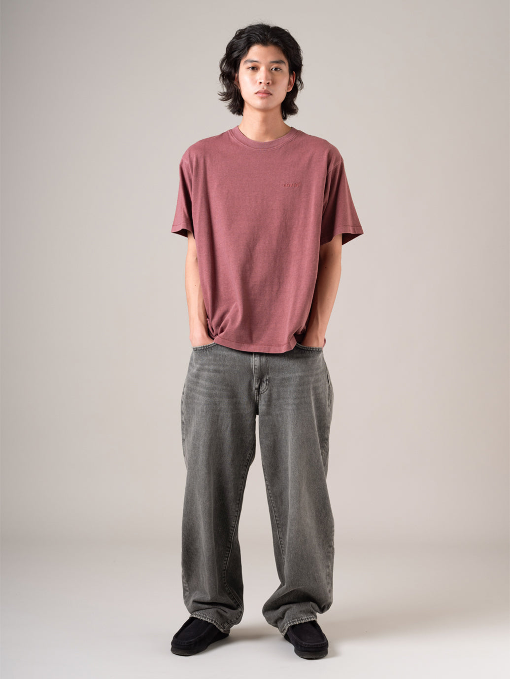 578™ バギージーンズ グレー