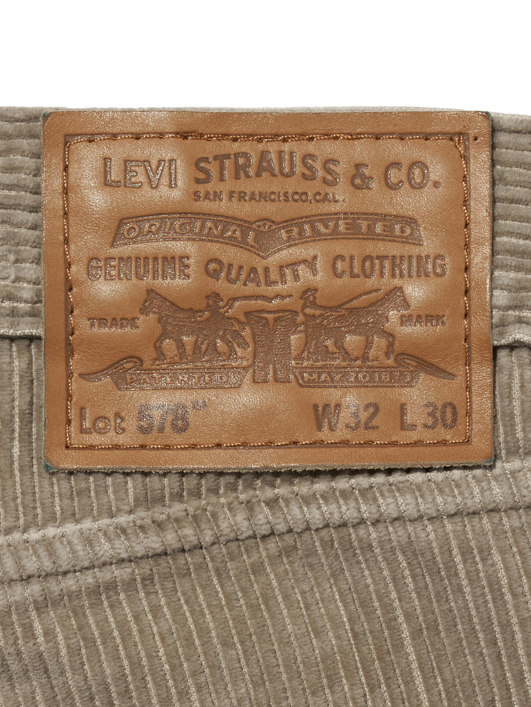 578™ バギージーンズ ベージュ