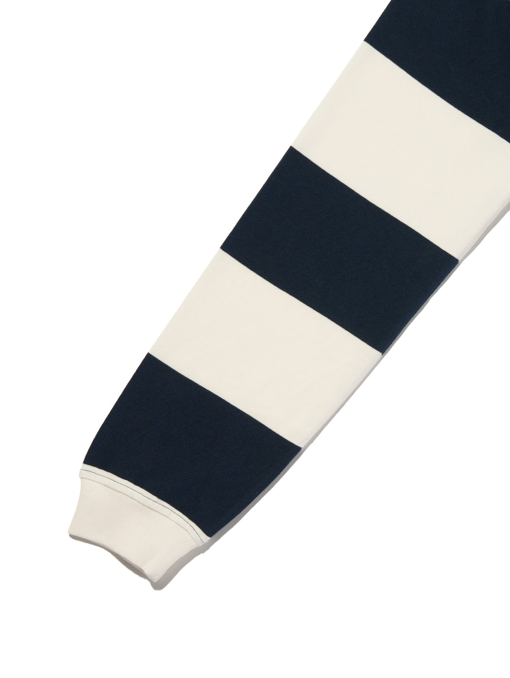 ストライプ ラグビーシャツ