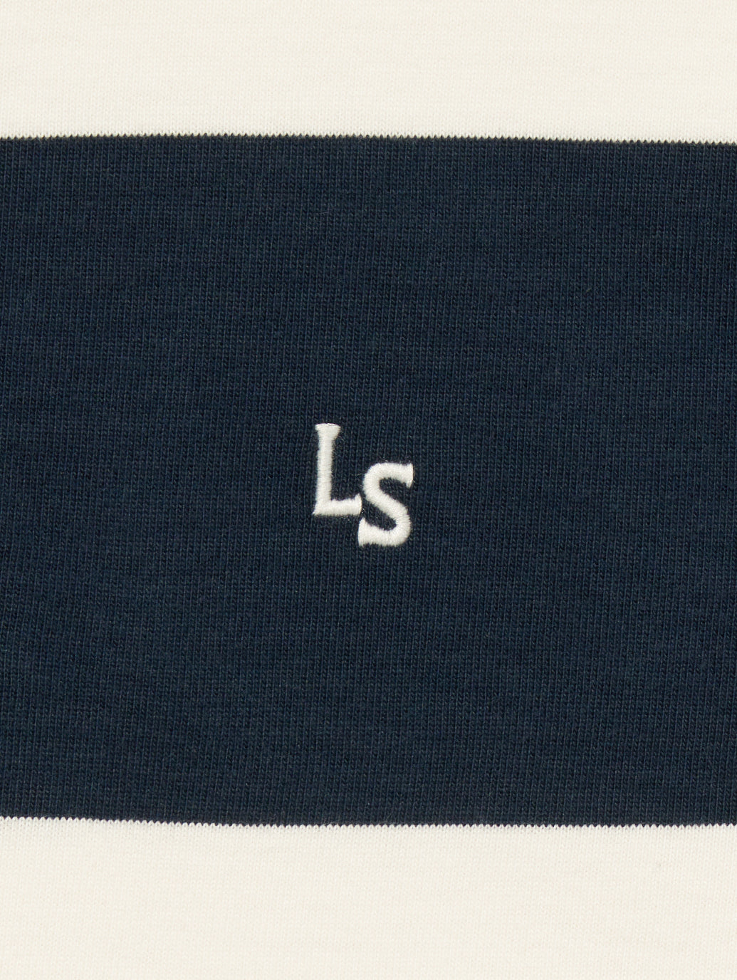 ストライプ ラグビーシャツ