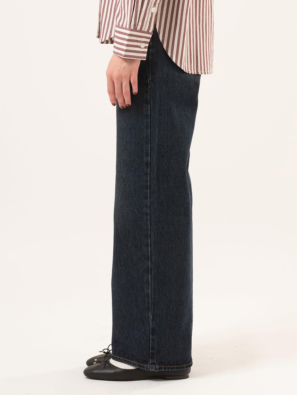 Low Loose ジーンズ ダークインディゴ