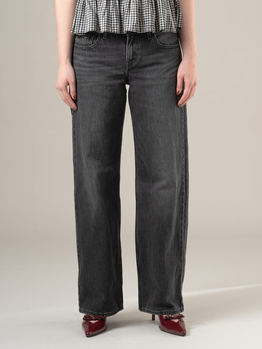 LOW LOOSE ジーンズ ブラック