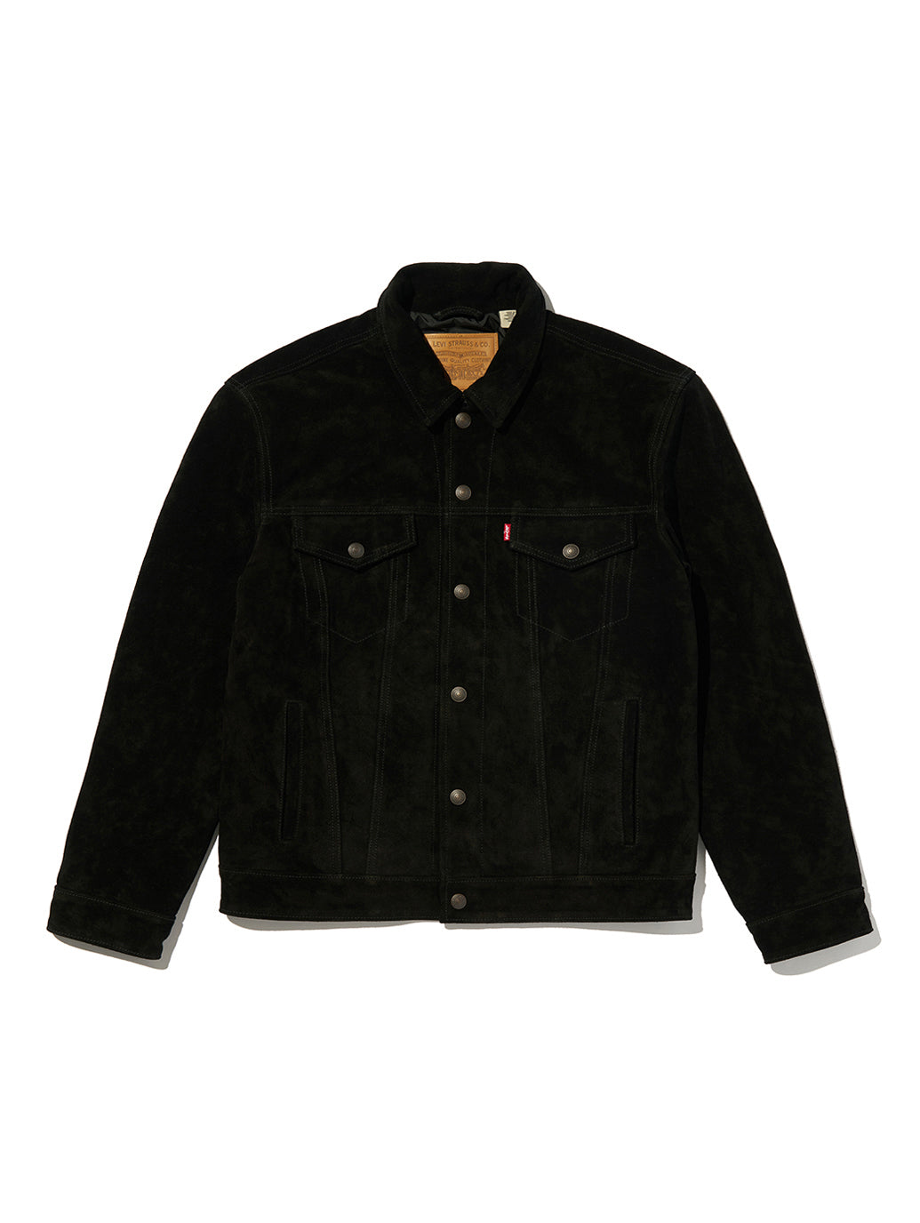 LEVI'S® LEATHER COLLECTION HIGHLAND SUEDE TRUCKER JACKET