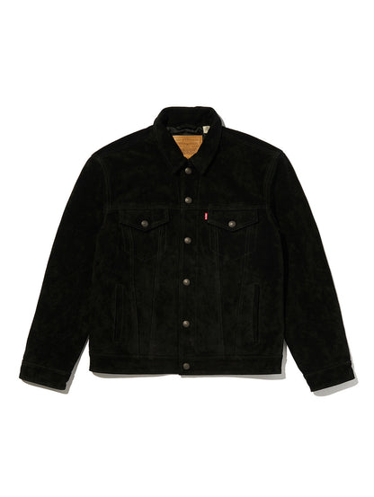 LEVI'S® LEATHER COLLECTION HIGHLAND SUEDE TRUCKER JACKET