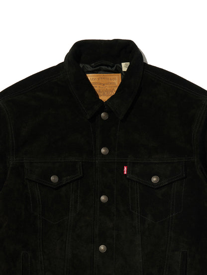 LEVI'S® LEATHER COLLECTION HIGHLAND SUEDE TRUCKER JACKET