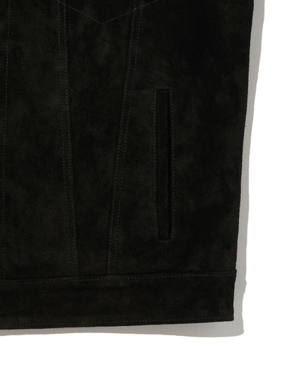 LEVI'S® LEATHER COLLECTION HIGHLAND SUEDE TRUCKER JACKET