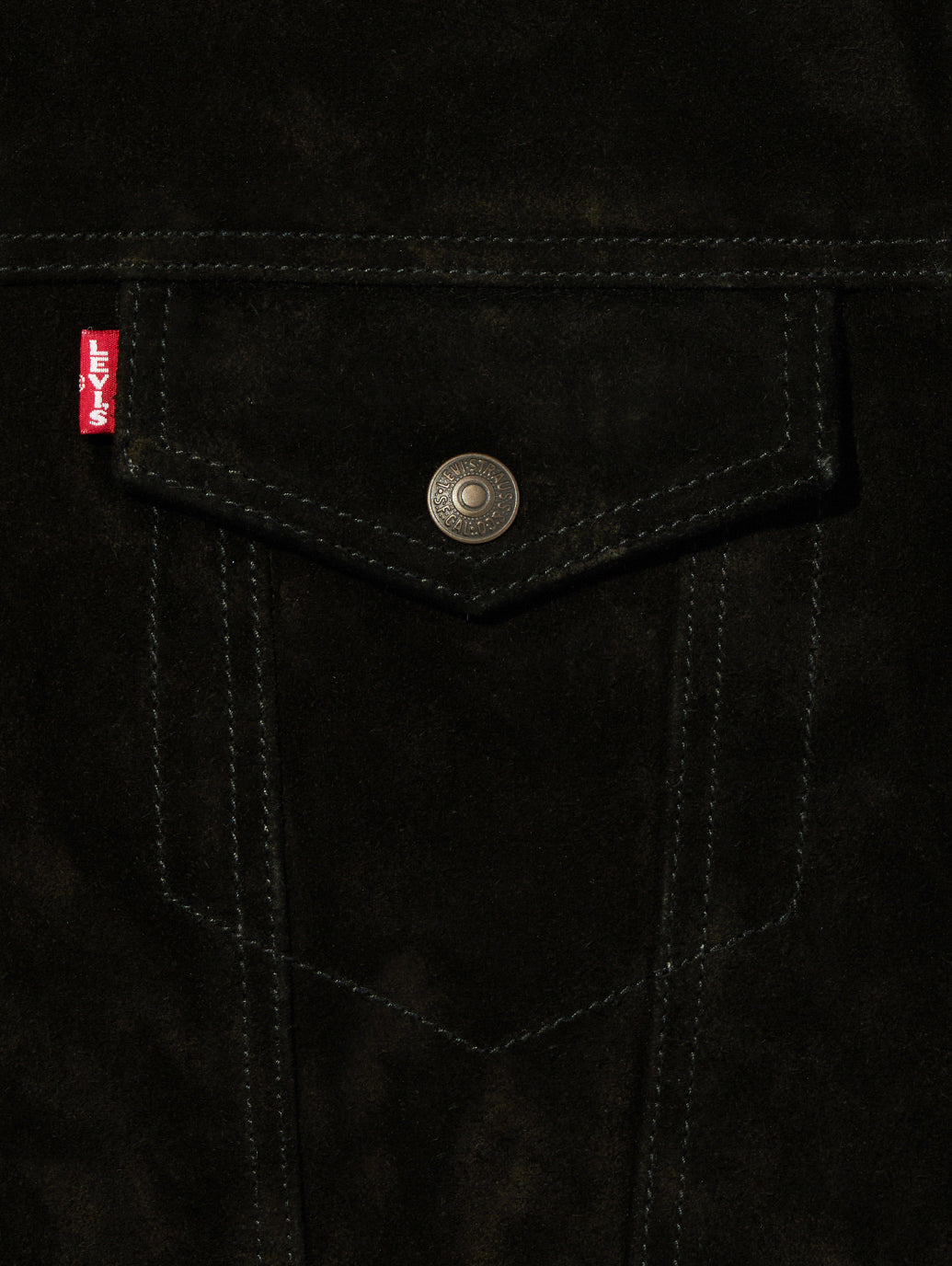 LEVI'S® LEATHER COLLECTION HIGHLAND SUEDE TRUCKER JACKET