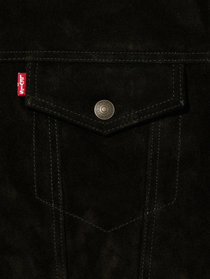 LEVI'S® LEATHER COLLECTION HIGHLAND SUEDE TRUCKER JACKET