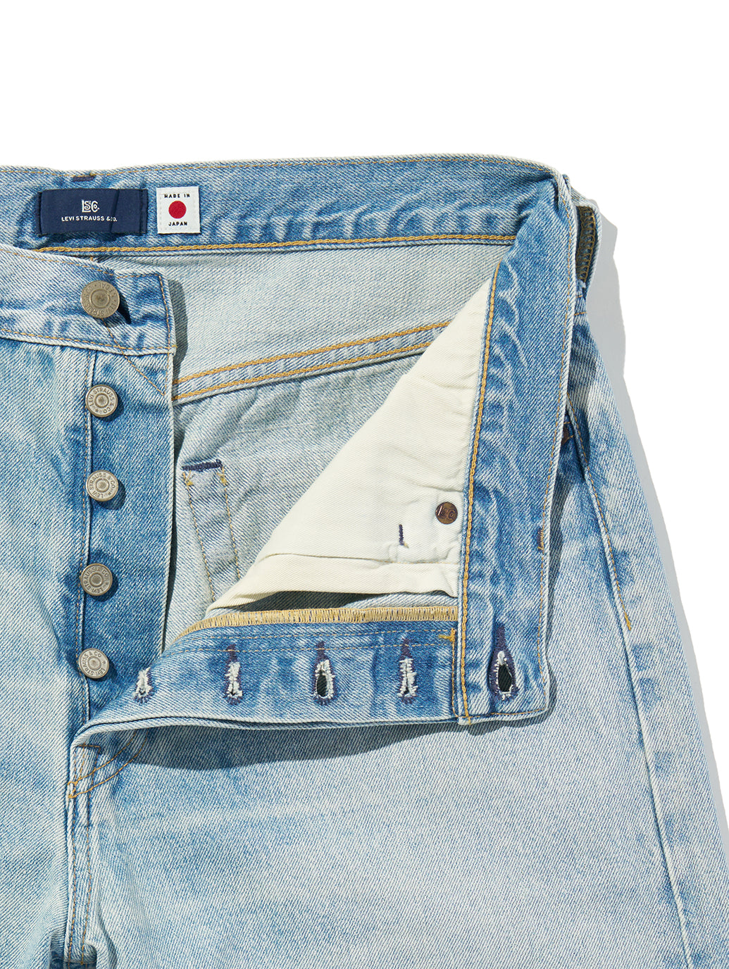 BLUETAB™ 1980's 501® ORIGINAL ジーンズ ライトインディゴ MADE IN JAPAN 