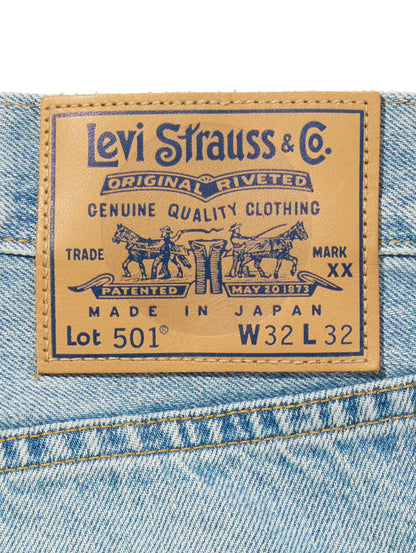 BLUETAB™ 1980's 501® ORIGINAL ジーンズ ライトインディゴ MADE IN JAPAN 