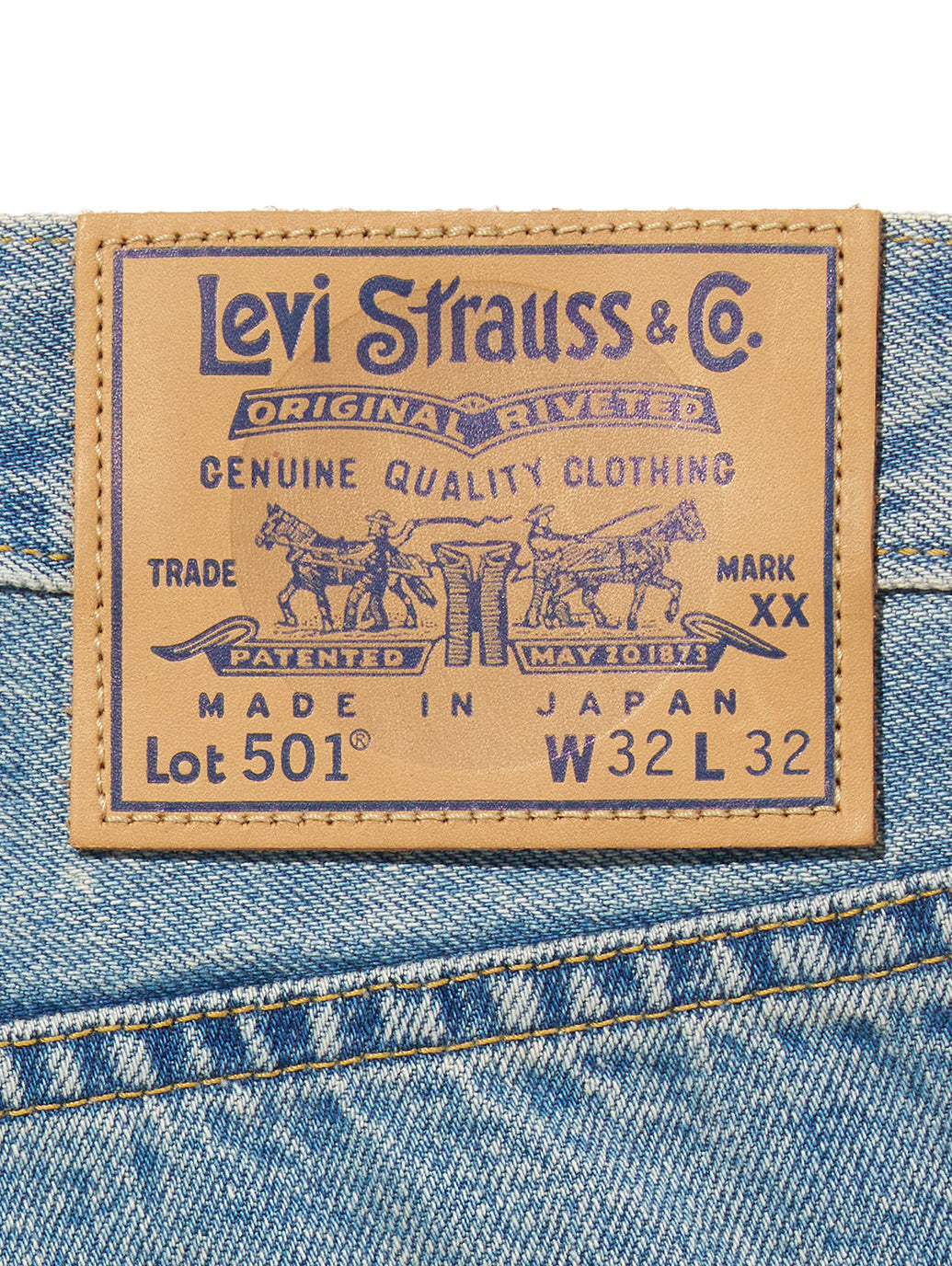 BLUETAB™ 1980's 501® ORIGINAL ジーンズ ミディアムインディゴ MADE IN JAPAN
