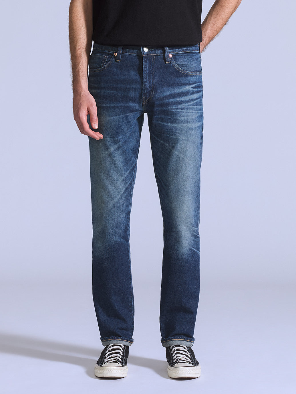 Levi's BLUETAB 511 slim BIG E 日本製 デニムパンツ BLUETAB™ 511™ スリムフィット ジーンズ ダークインディゴ MADE