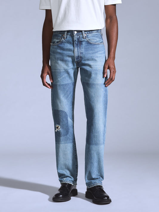 BLUETAB™ 90's 505™ レギュラーフィット ミディアムインディゴ MADE IN JAPAN 