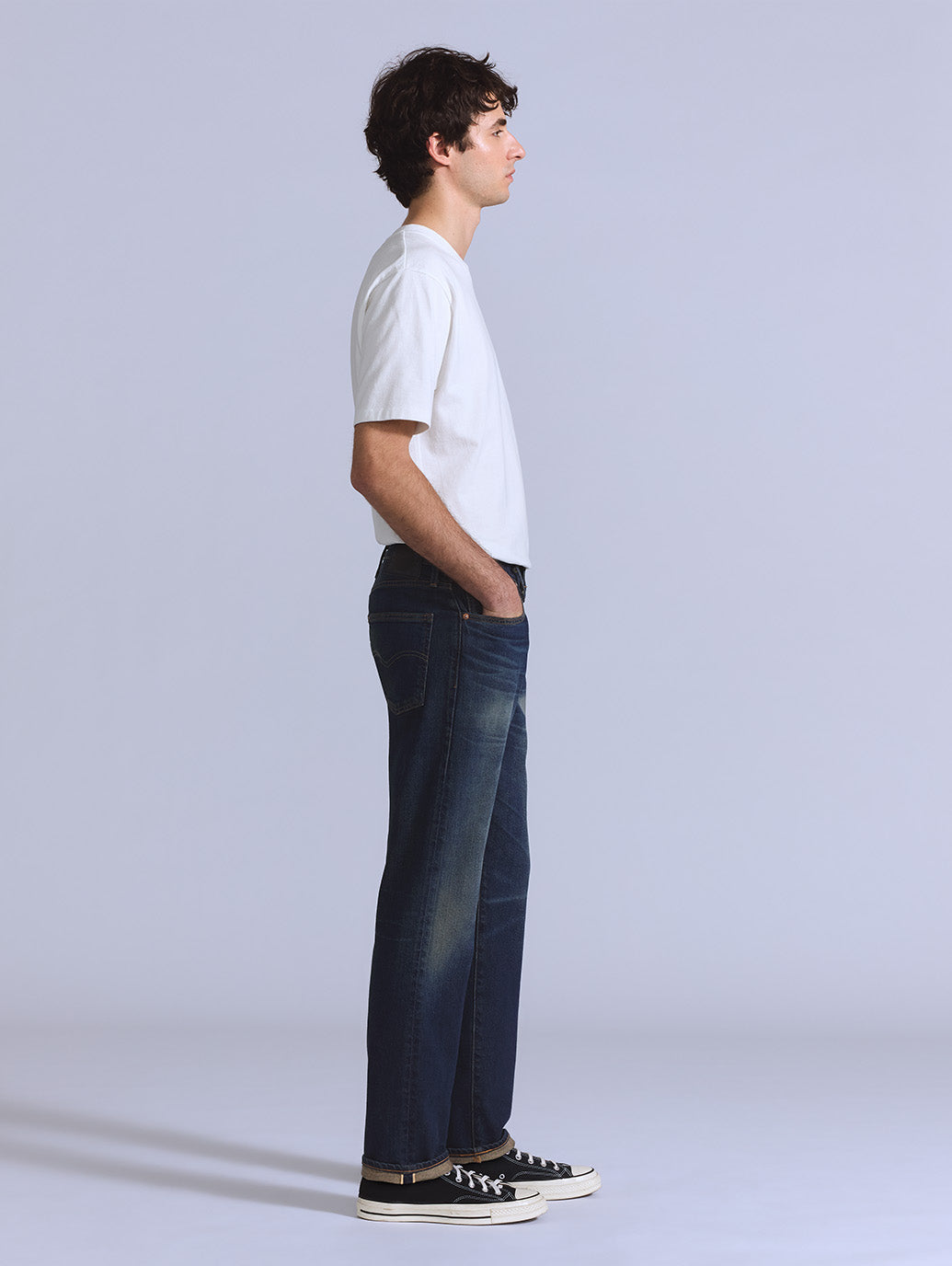 BLUETAB™ 502™ テーパードジーンズ ミディアムインディゴ MADE IN JAPAN