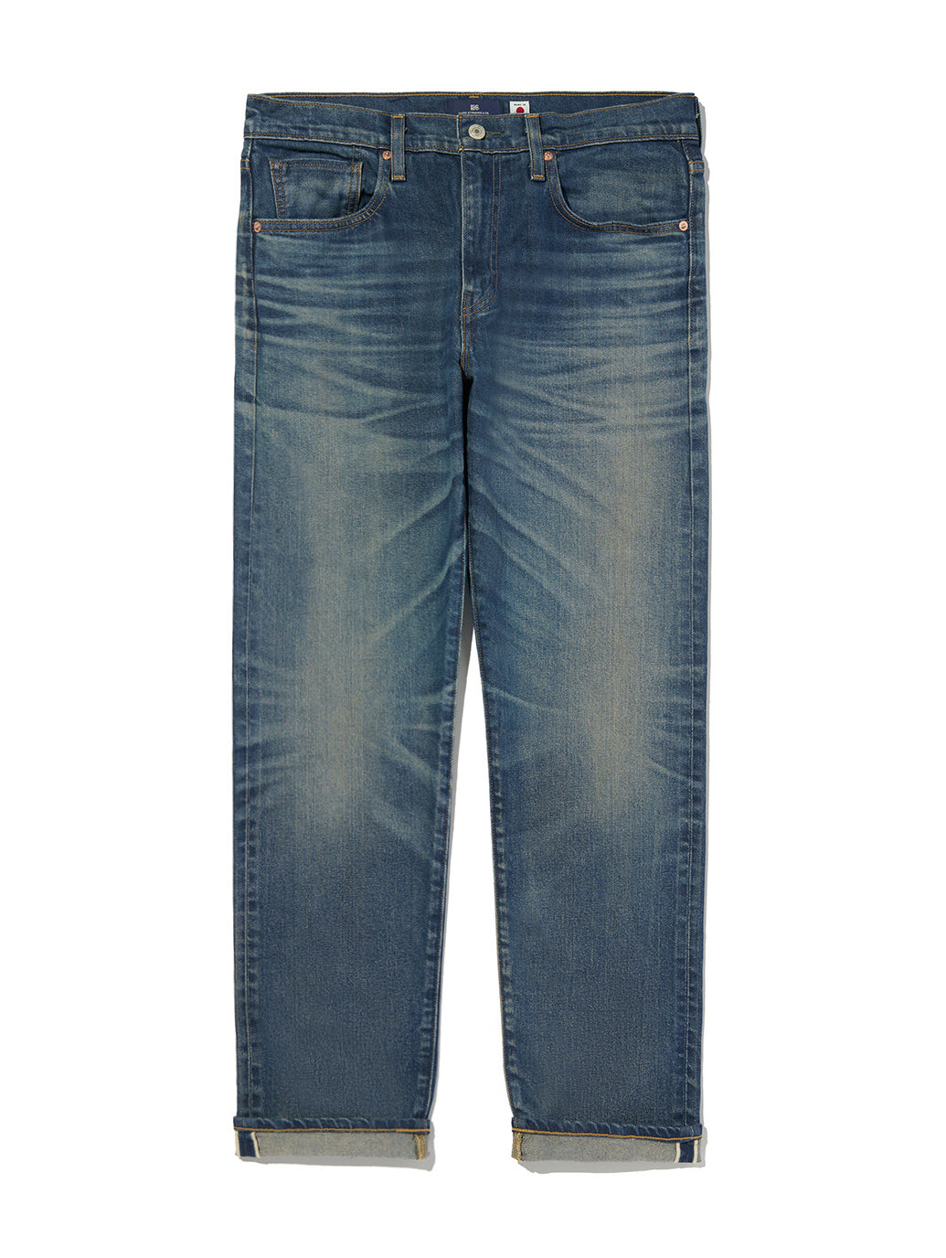 BLUETAB™ 502™ テーパードジーンズ ミディアムインディゴ MADE IN JAPAN 