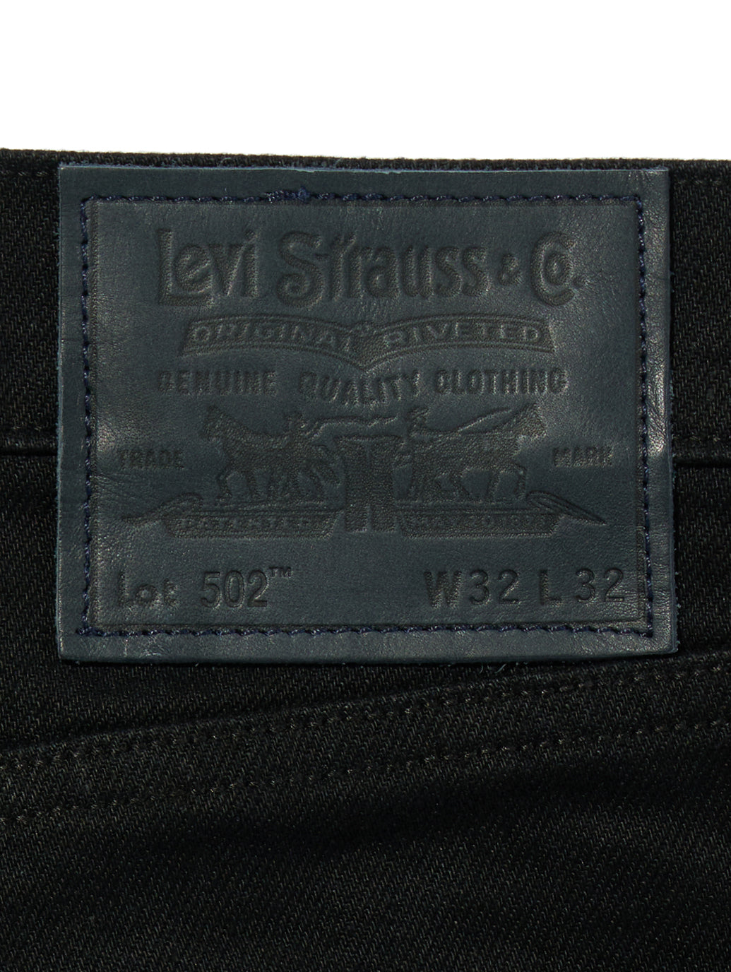 BLUETAB™ 502™ テーパードフィット ジーンズ ブラック