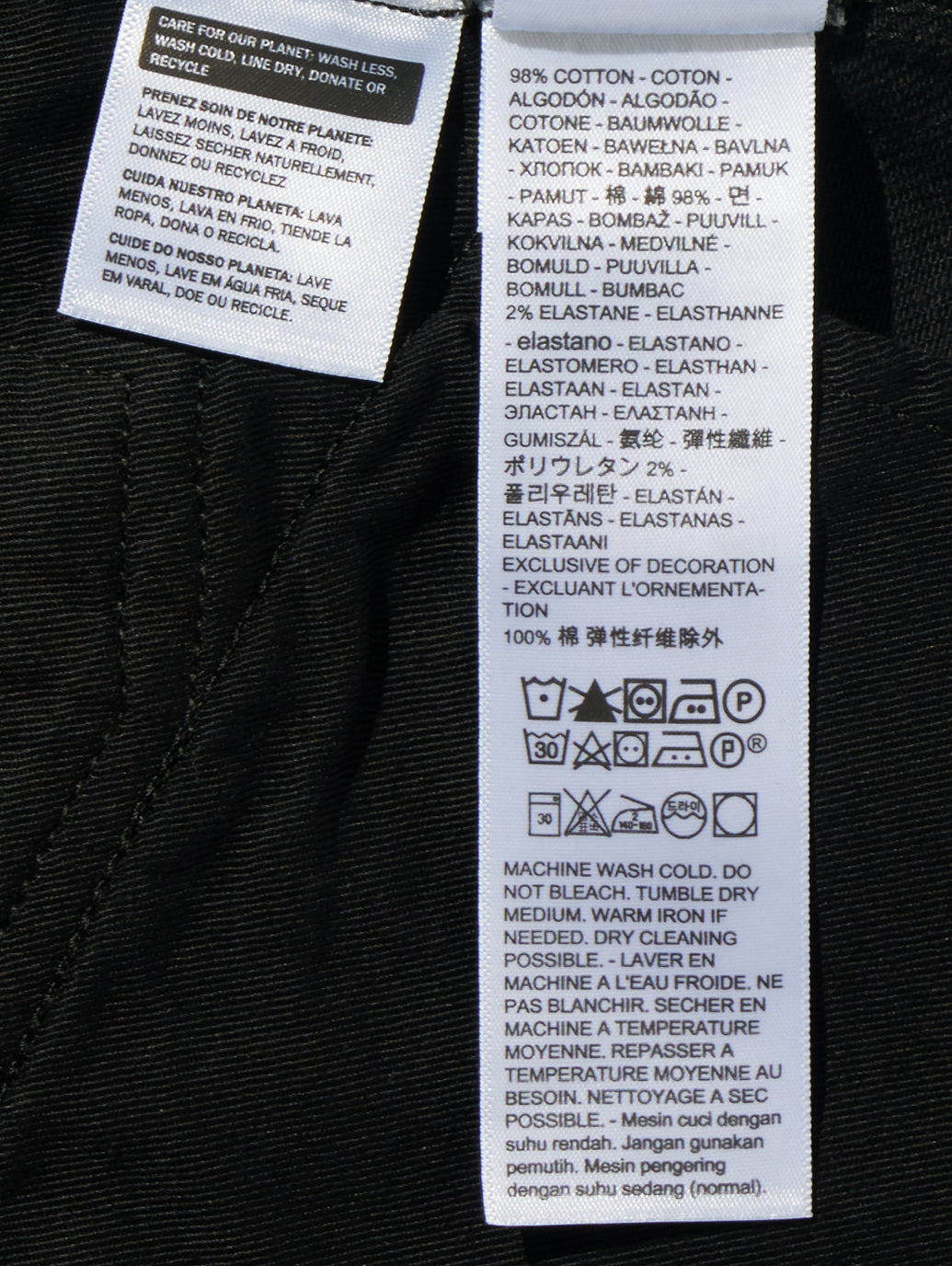 BLUETAB™ 502™ テーパードフィット ジーンズ ブラック