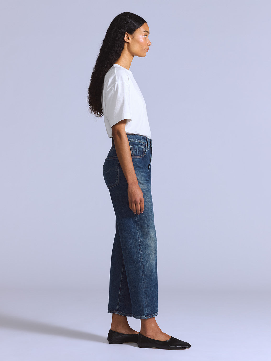 BLUETAB™ COLUMN ジーンズ ミディアムインディゴ MADE IN JAPAN