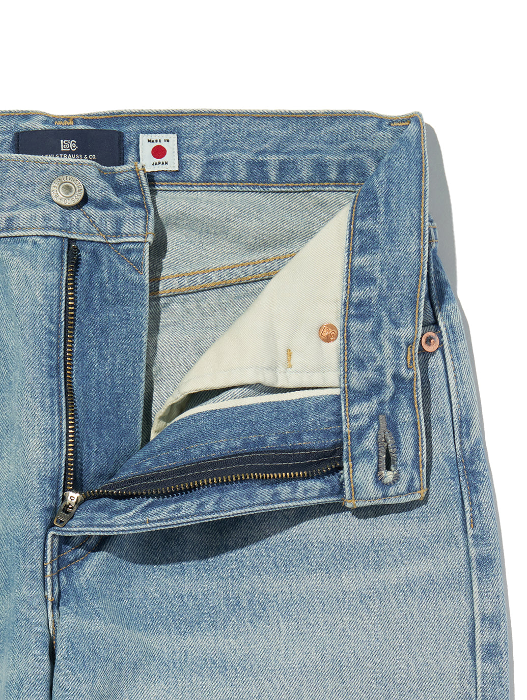 BLUETAB™ COLUMN ジーンズ ライトインディゴ MADE IN JAPAN 