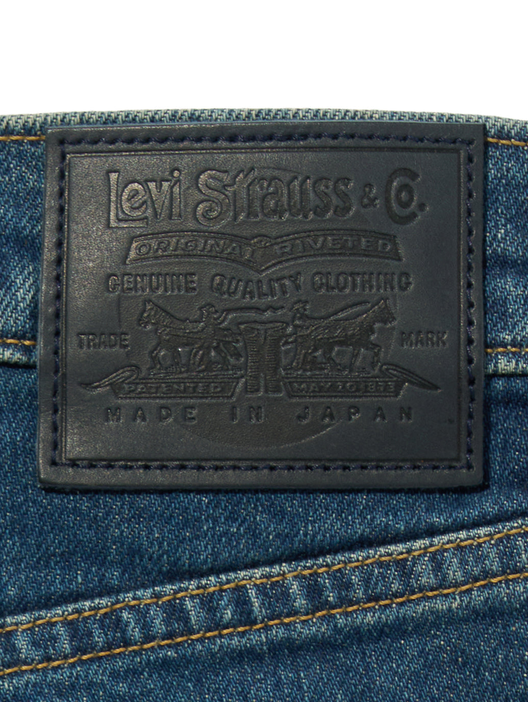 BLUETAB™ COLUMN ジーンズ ミディアムインディゴ MADE IN JAPAN