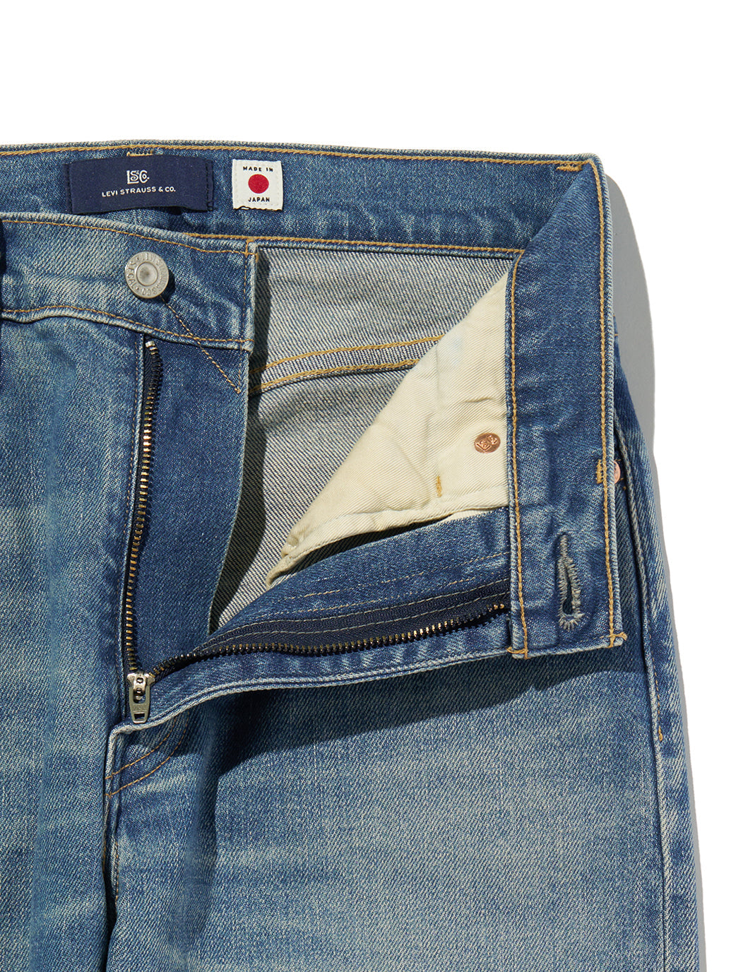 BLUETAB™ COLUMN ジーンズ ミディアムインディゴ MADE IN JAPAN