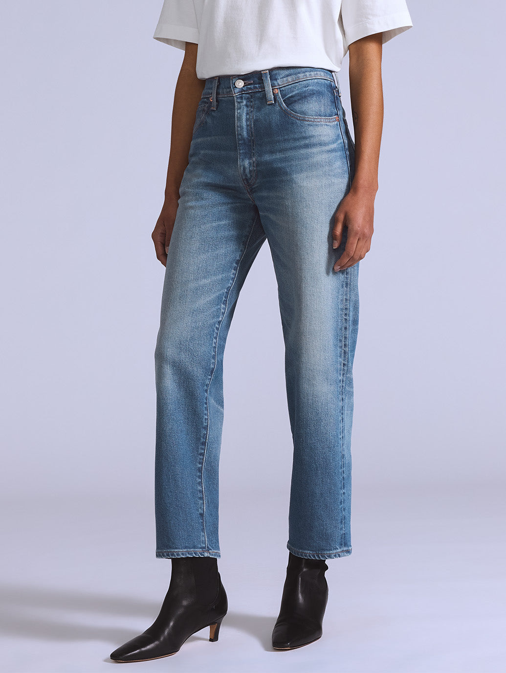 BLUETAB™ COLUMN ジーンズ ミディアムインディゴ MADE IN JAPAN