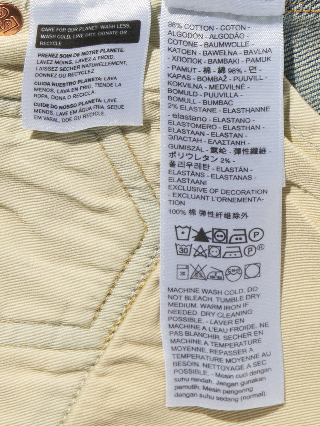 BLUETAB™ COLUMN ジーンズ ミディアムインディゴ MADE IN JAPAN