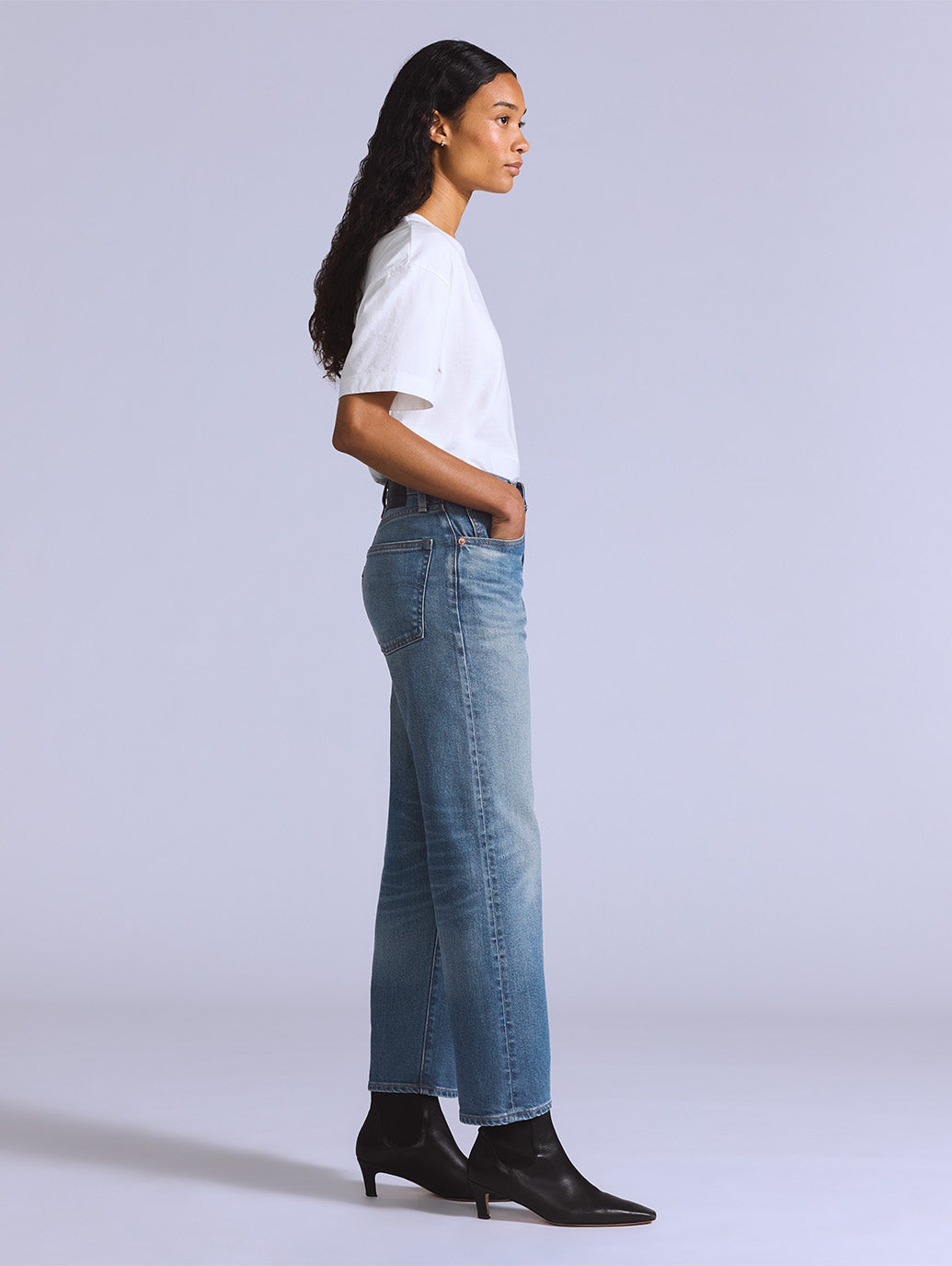 BLUETAB™ COLUMN ジーンズ ミディアムインディゴ MADE IN JAPAN