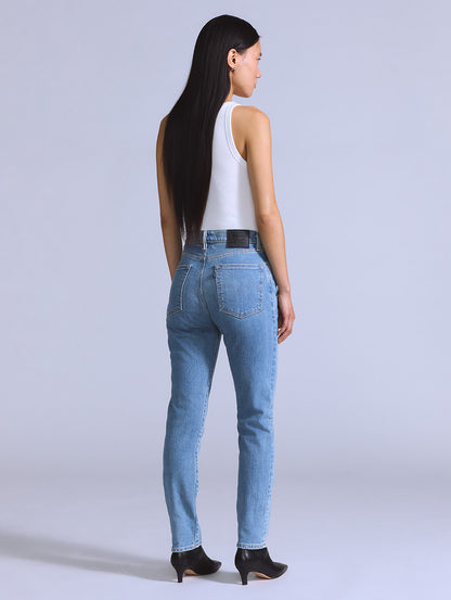 BLUETAB™ ハイライズスリムジーンズ ミディアムインディゴ MADE IN JAPAN 