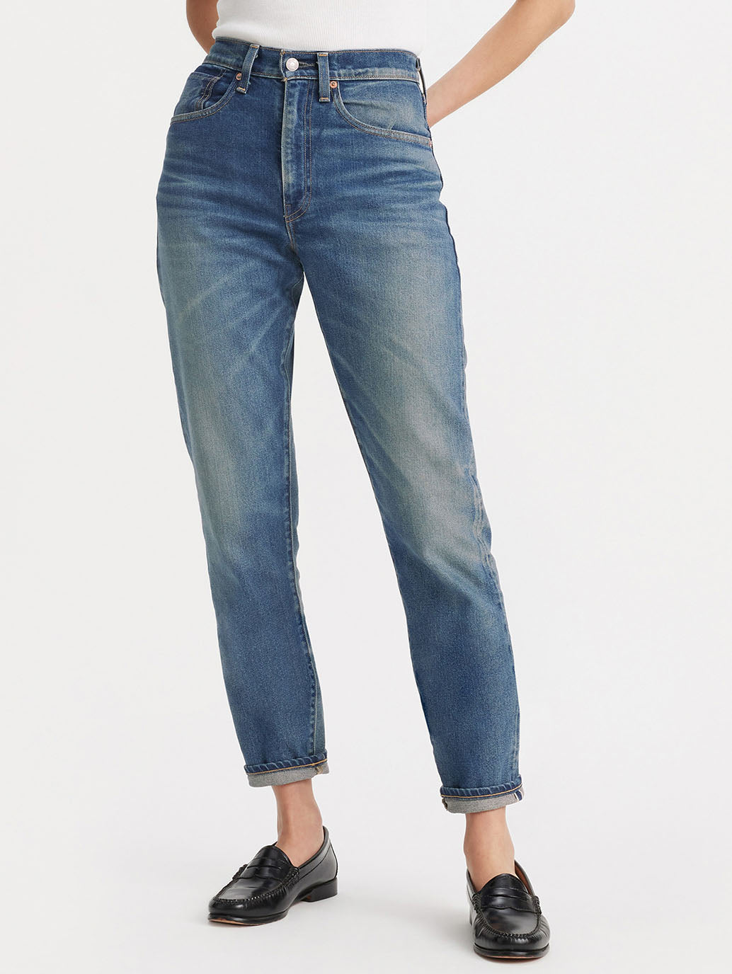 BORROWED FROM THE BOYS ミディアムインディゴ MADE IN JAPAN